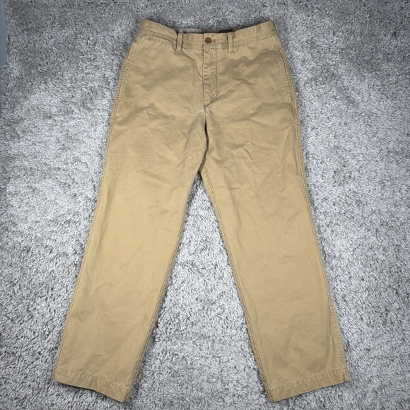 Timberland Other - Timberland Pants Men's 32x30 Khaki Chino Flat Front Straight Fit Organic‎ Cotton